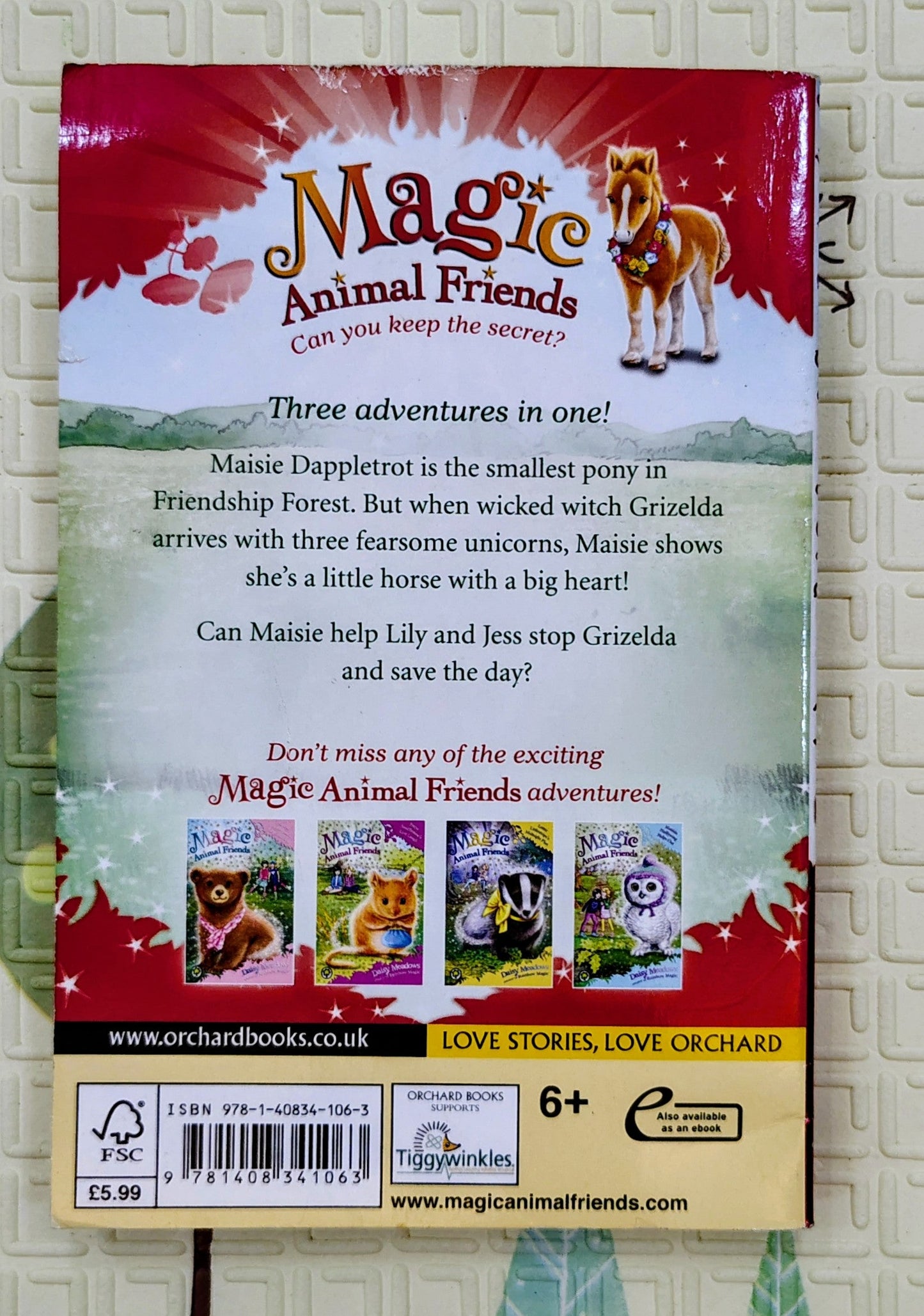 Magic Animal Friends: Maisie Dappletrot Saves the Day by Daisy Meadows | Children's Fantasy