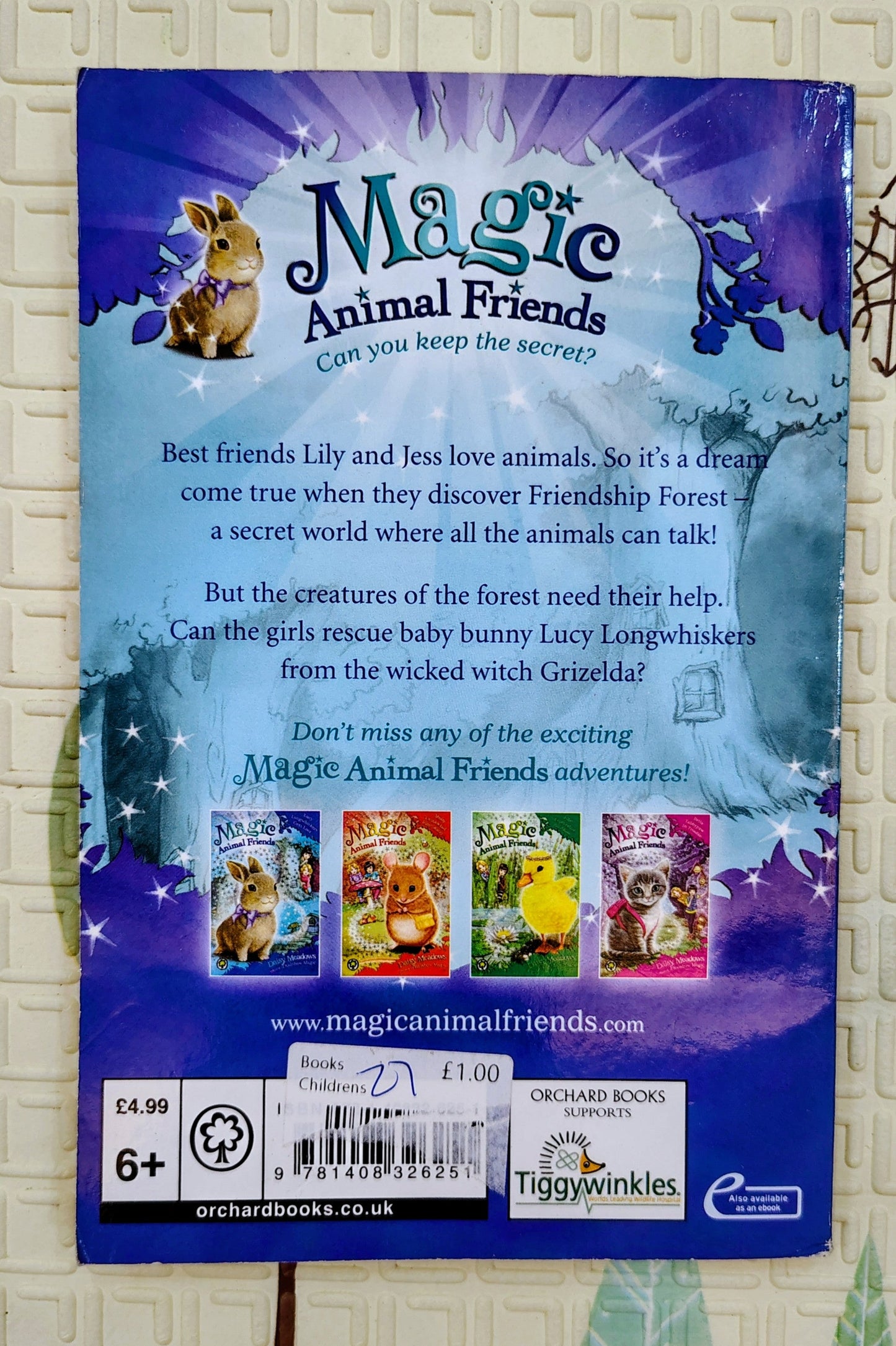 Magic Animal Friends: Lucy Longwhiskers Gets Lost by Daisy Meadows | Orchard Books | Fantasy