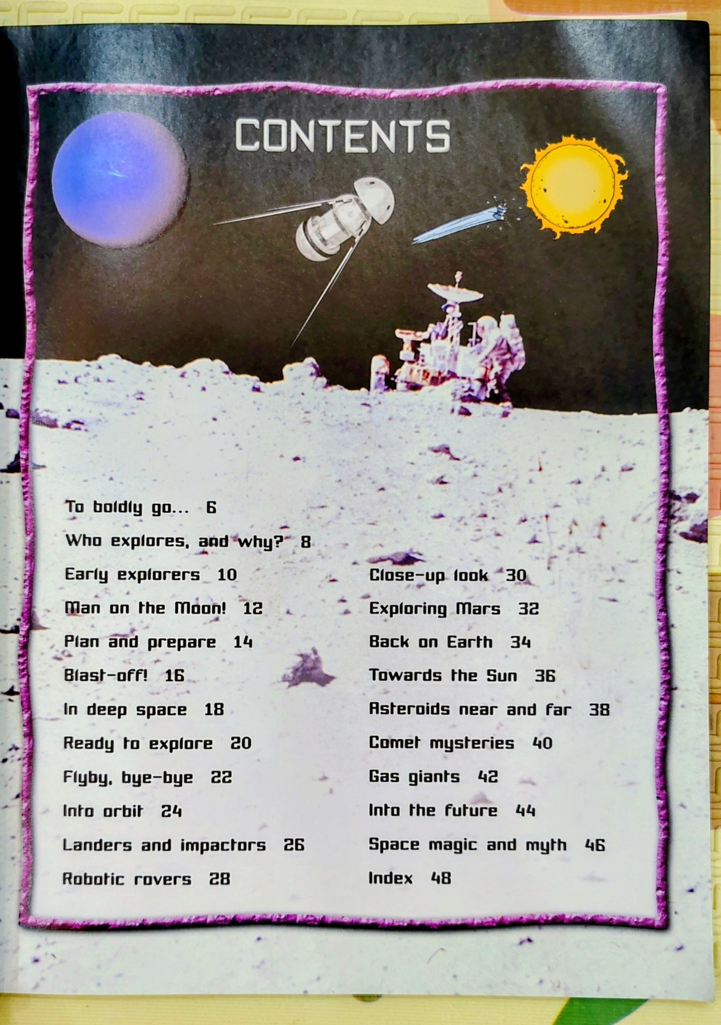 100 Facts Exploring Space by Miles Kelly