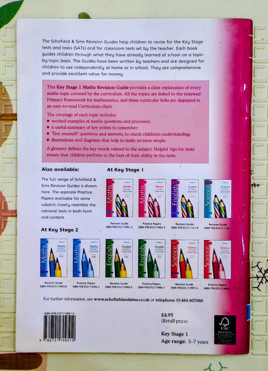 Maths Key Stage 1 Revision Guide by Schofield&Sims | 6-7 years