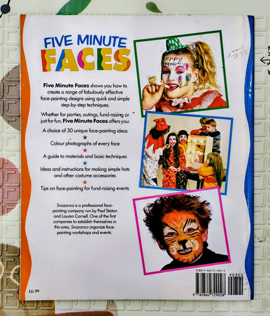 Five Minute Faces by Snazaroo | Face painting ideas
