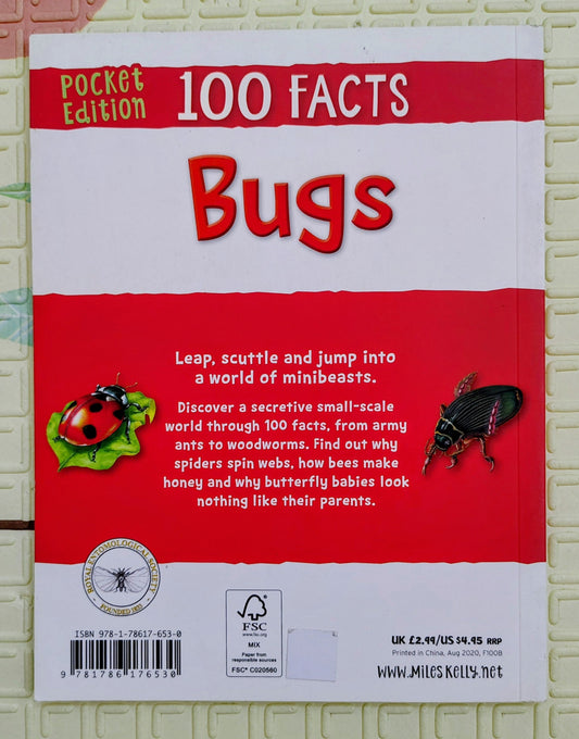 Bugs 100 Facts Pocket Edition | Miles Kelly