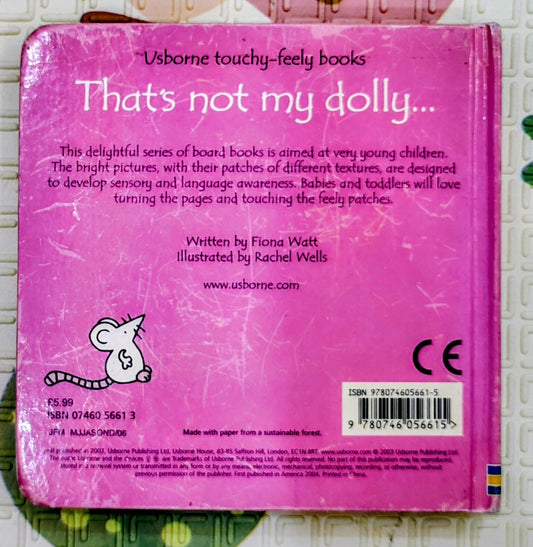 That's Not My Dolly by Fiona Watt | Usborne Touch-and-Feel