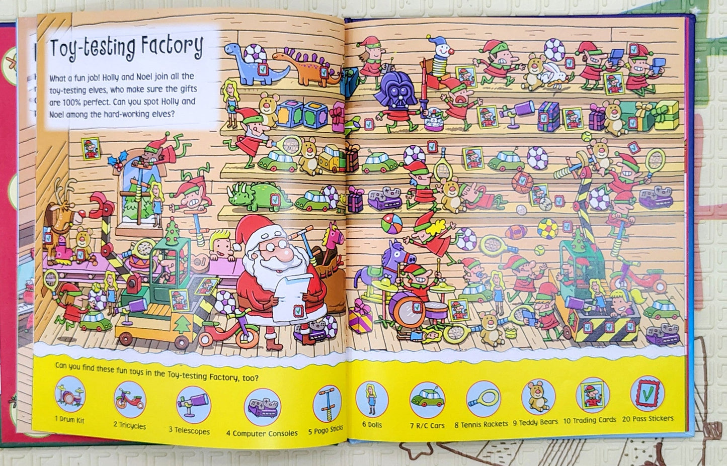 1001 Christmas Things to Spot | Search and Find Book