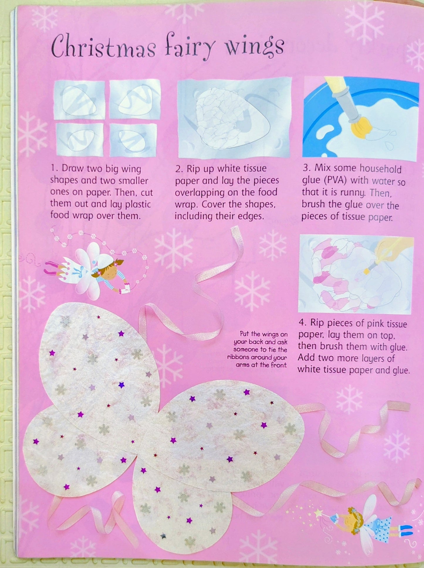 Usborne Christmas Fairy Things to Make and Do with Stickers