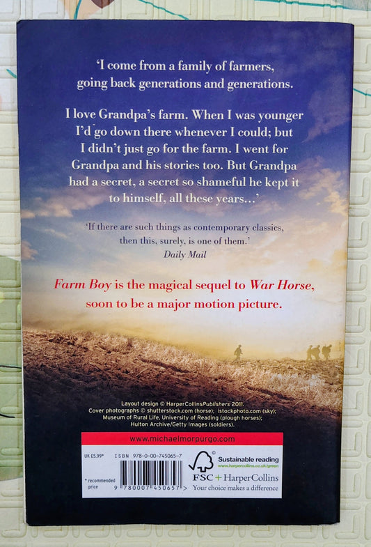 Farm Boy by Michael Morpurgo | Sequel to War Horse