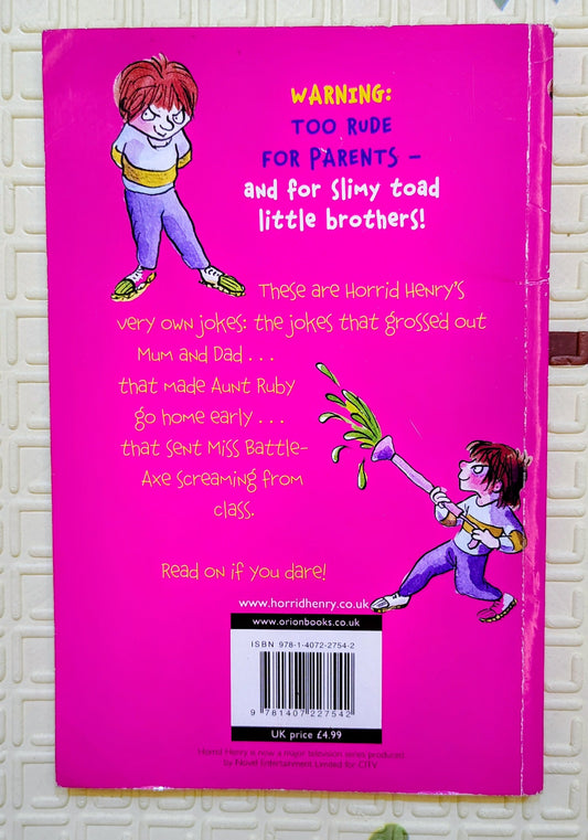 Horrid Henry's Joke Book by Francesca Simon | Humor
