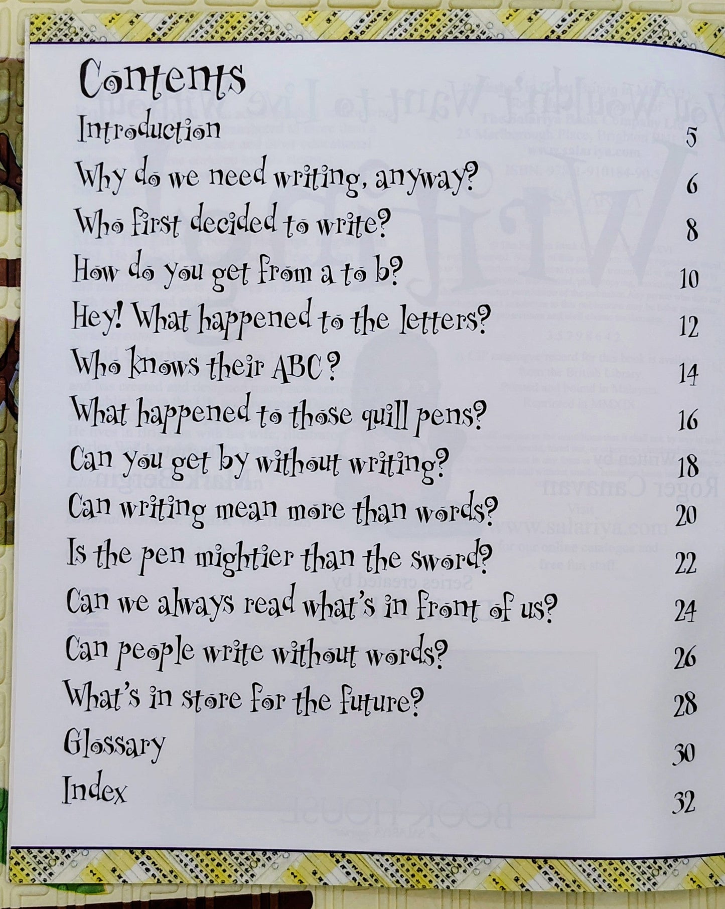 You Wouldn't Want to Live Without Writing! by Roger Canavan