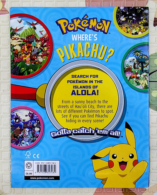 Pokémon: Where's Pikachu? | Official Product| Search and Find