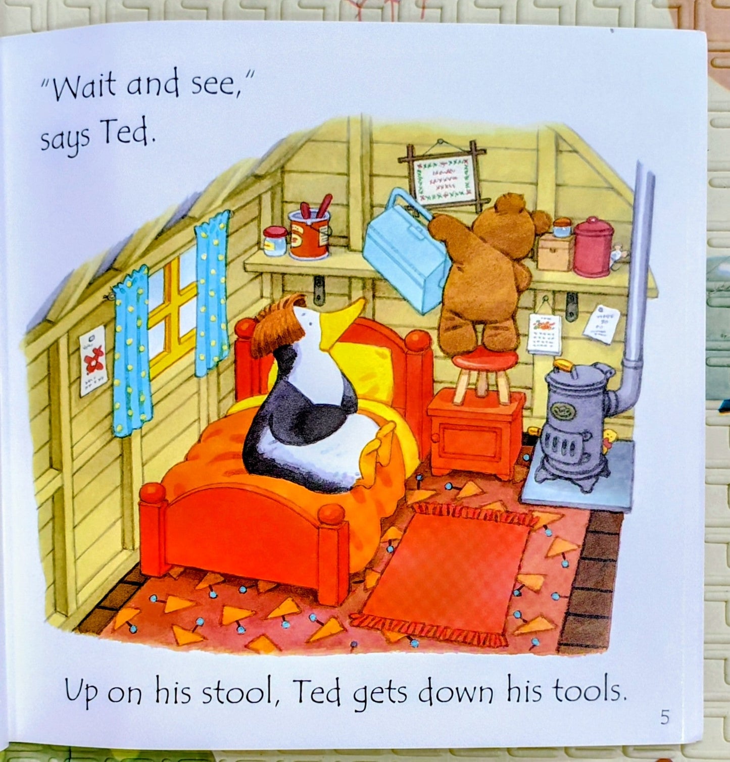 Usborne Phonics Readers: Ted's Shed by Phil Roxbee Cox & Stephen Cartwright