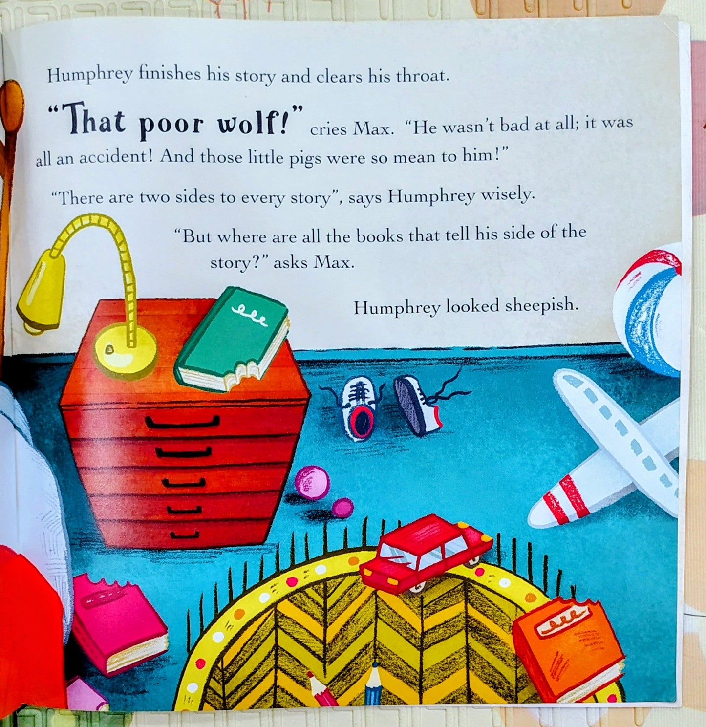 The Big Sad Wolf & The Mean Little Pigs as told by Humphrey Bookworm by Anna Clothier
