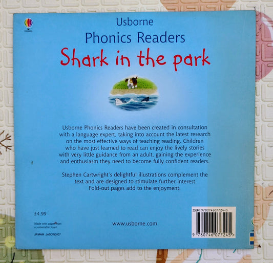 Shark in the Park by Phil Roxbee Cox & Stephen Cartwright | Usborne Phonics Readers
