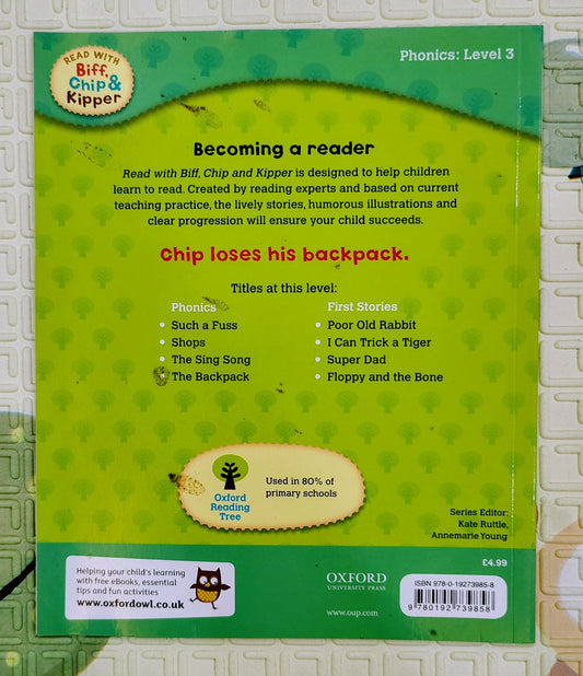 The Backpack by Roderick Hunt and Alex Brychta | Oxford Level 3