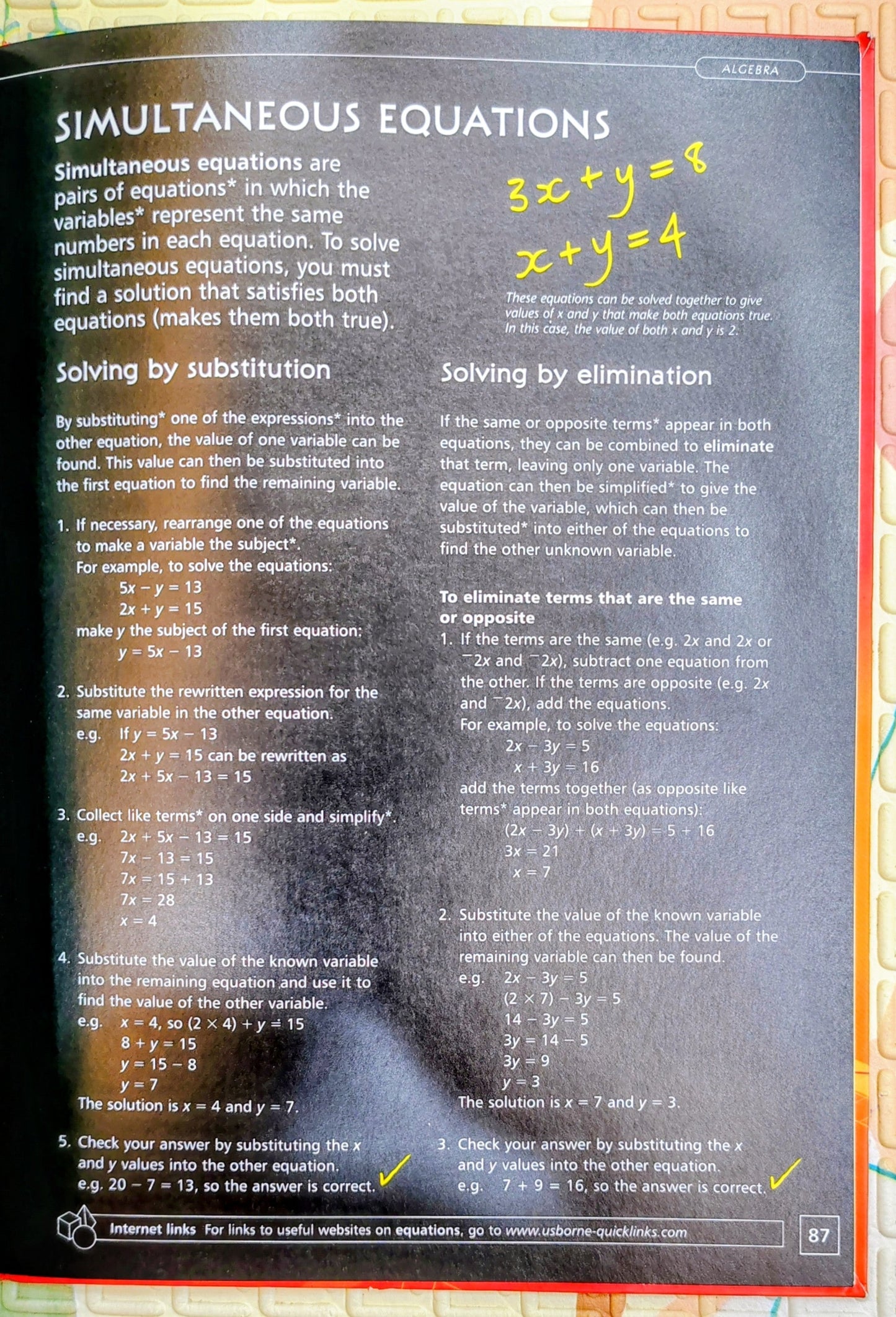 The Usborne Illustrated Dictionary of Maths by Usborne