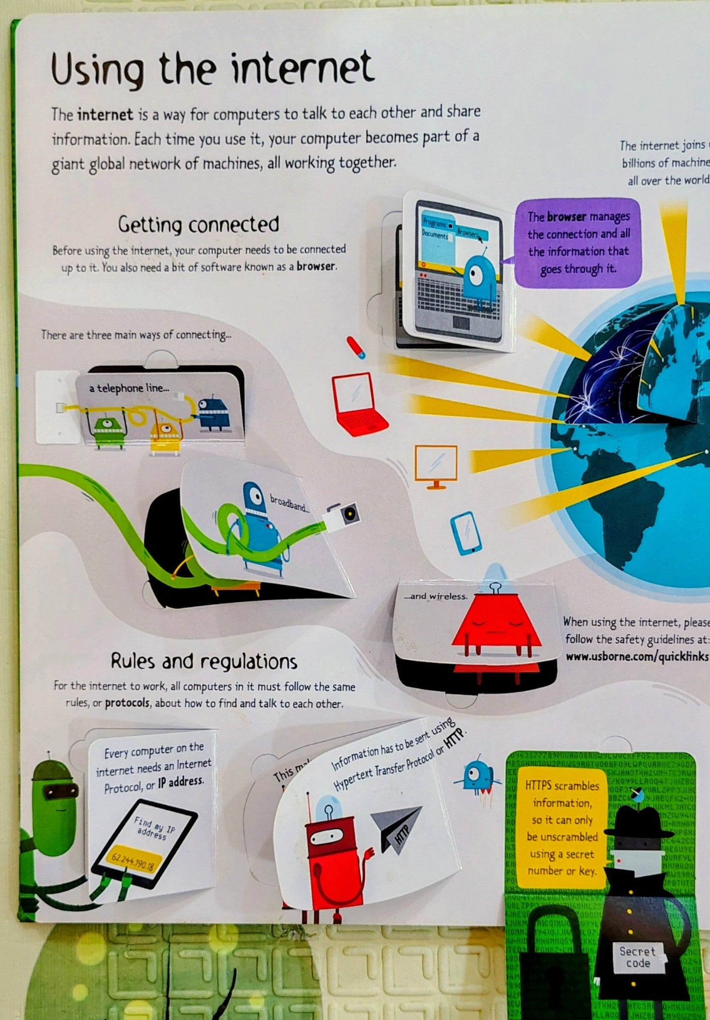 Lift-the-flap Computers and Coding by Usborne | Over 100 Flaps to Lift