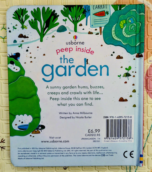Peep Inside The Garden by Simona Dimitri | Usborne
