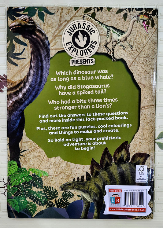 The World of Dinosaurs Activity Book | LB Books | Jurassic Explorers