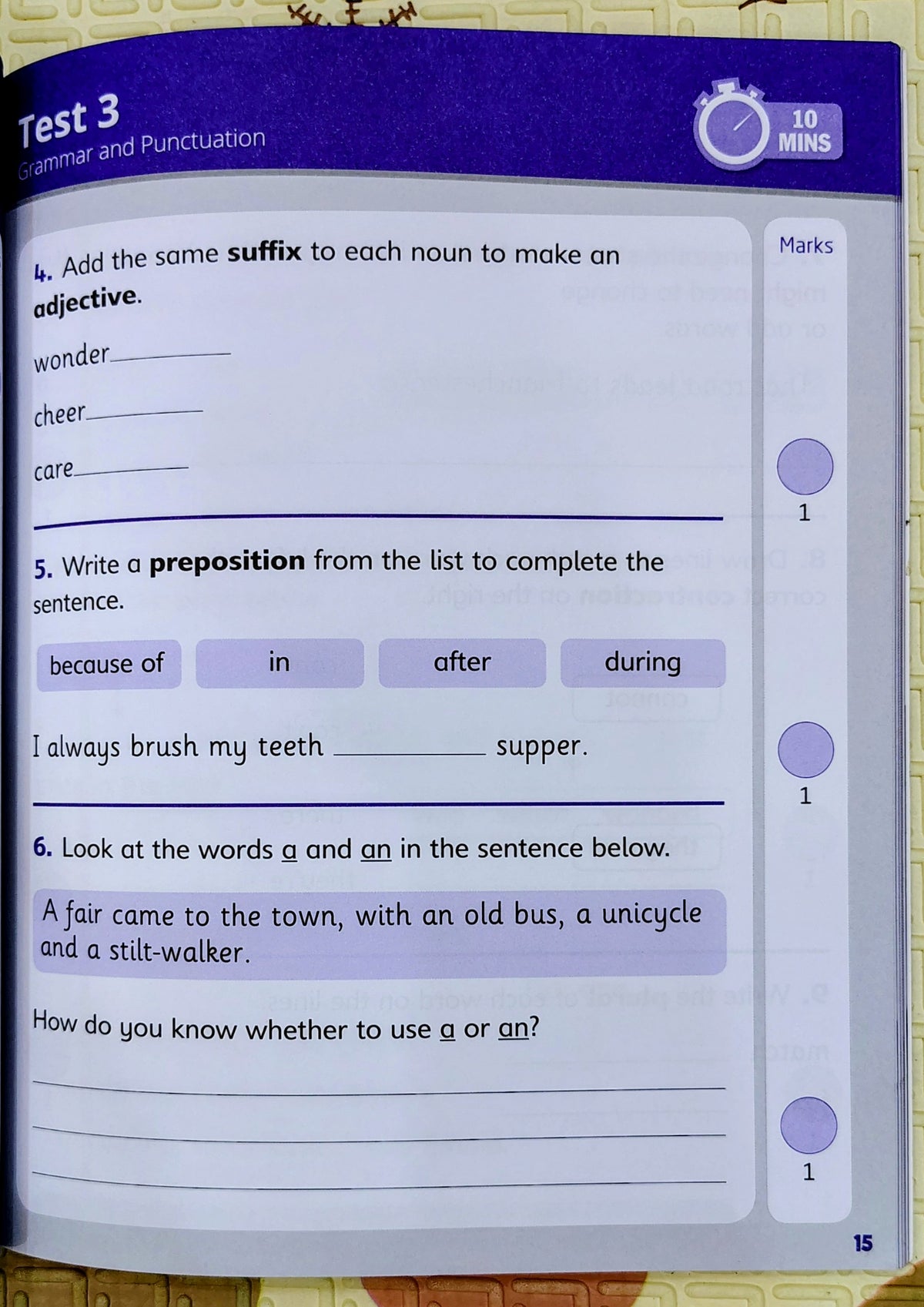 10 Minute SATs Tests: Grammar, Punctuation and Spelling | Scholastic Revision