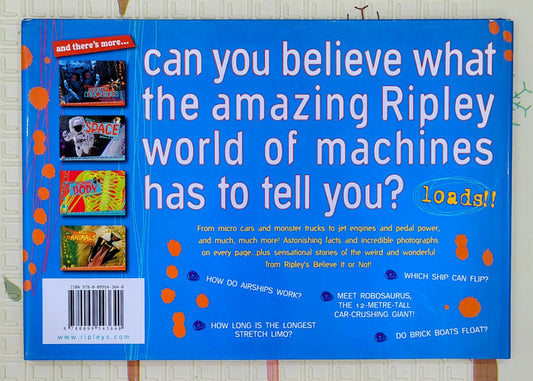 Ripley's Mighty Machines: Believe It or Not! by Ripley's | Fun Facts about Machines