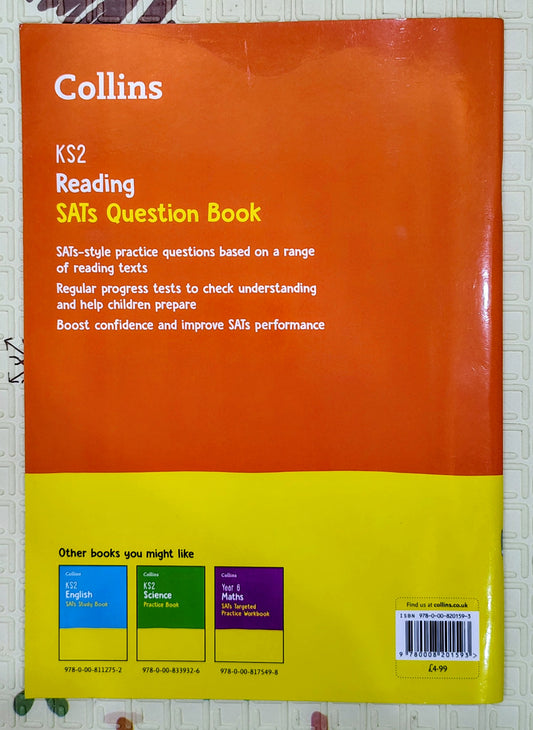 KS2 Reading SATs Question Book | Collins