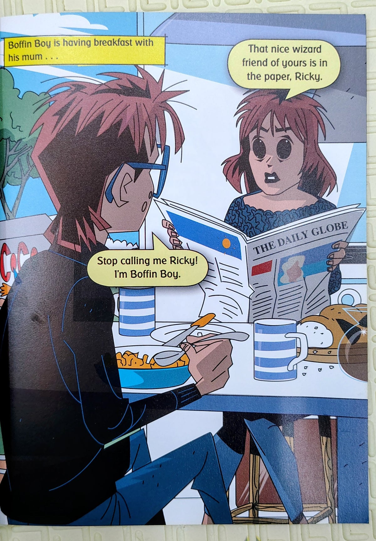 Boffin Boy and the Forest of the Ninja by David Orme | Rising Stars | Graphic Novel