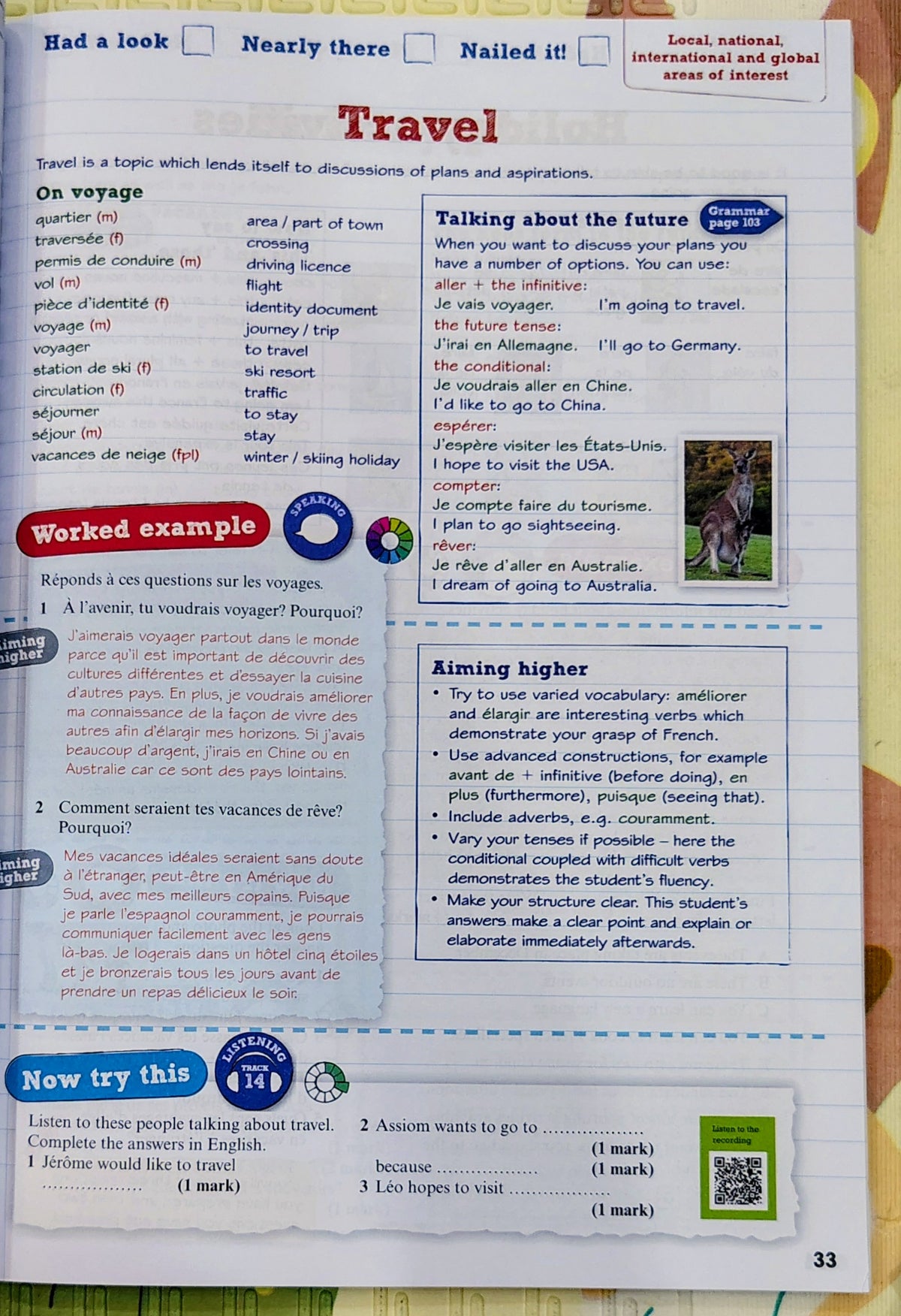 AQA GCSE (9-1) French Revision Guide | Pearson