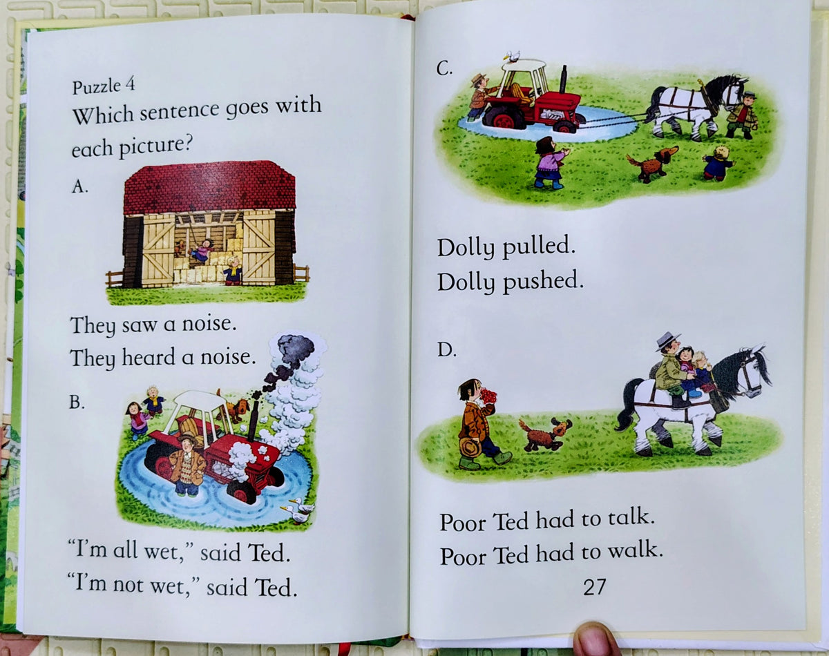 The Runaway Tractor by Stephen Cartwright | Usborne Young Reading| Farmyard Tales