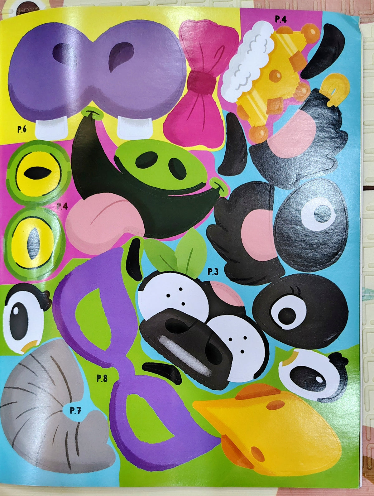 Silly Faces Wild Animals | Over 50 stickers inside
