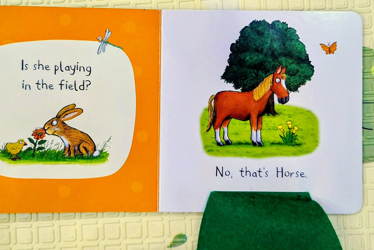 Who's Hiding On The Farm? by Axel Scheffler | Campbell Mini Books