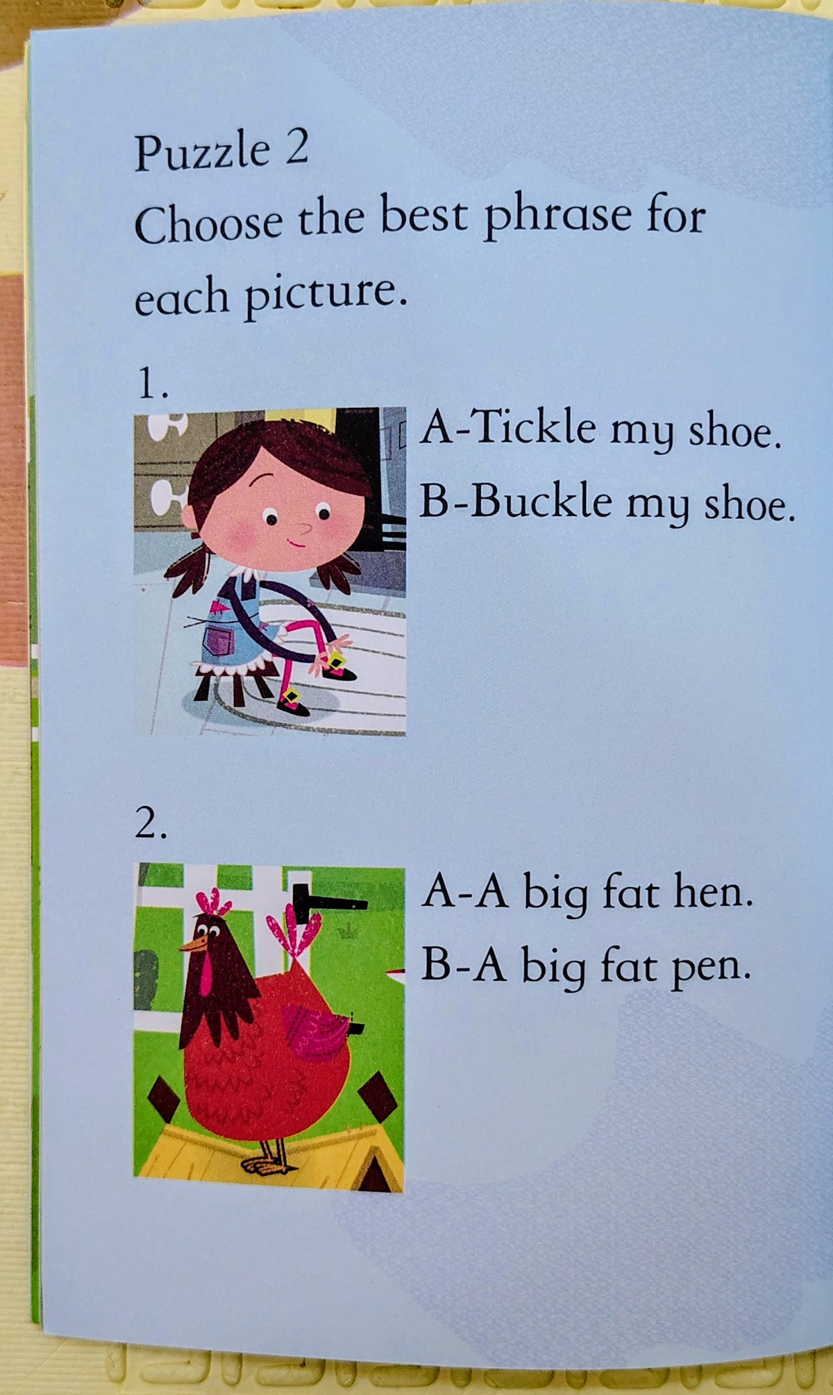 One, Two, Buckle My Shoe by Usborne First Reading