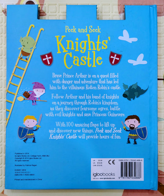 Peek and Seek Knights' Castle | 100 Flaps to Lift | IglooBooks