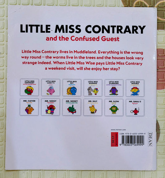 Little Miss Contrary and the Confused Guest by Roger Hargreaves | Mr. Men