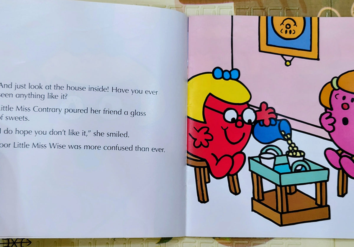 Little Miss Contrary and the Confused Guest by Roger Hargreaves | Mr. Men