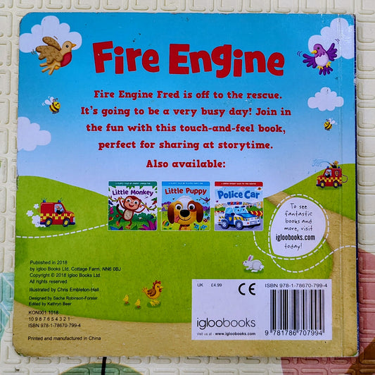Fire Engine | Action packed Boardbook | Igloo Books
