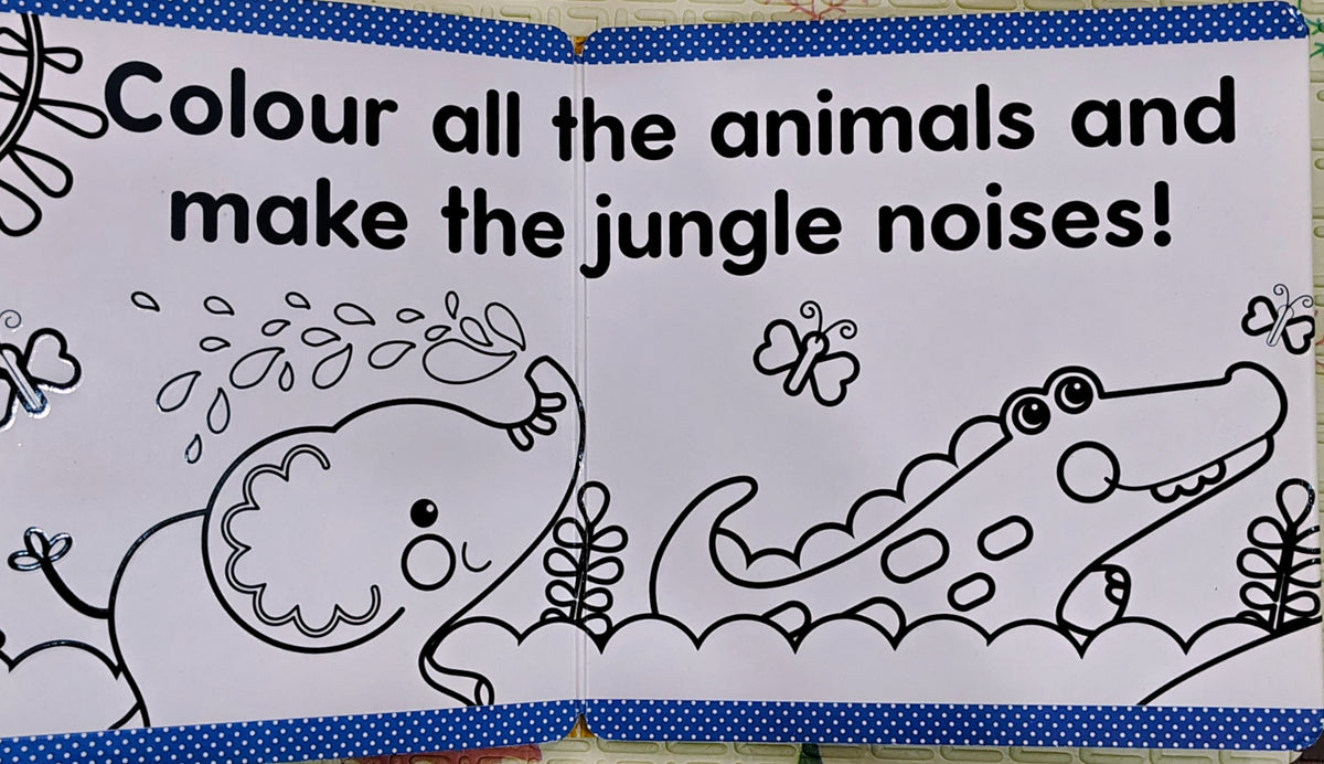 Fisher-Price Noisy Jungle | Animal Boardbook