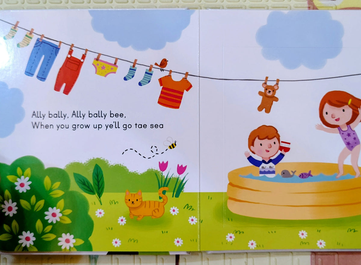 Ally Bally Bee | Lift the Flap Scottish Rhyme | Children's Poetry