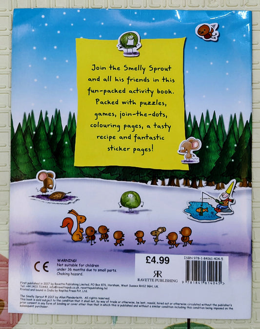 The Smelly Sprout Sticker Activity Book by Allan Plenderleith