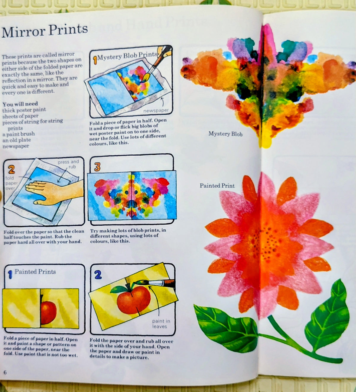 The Knowhow Book of Print & Paint by Usborne | Art & Craft