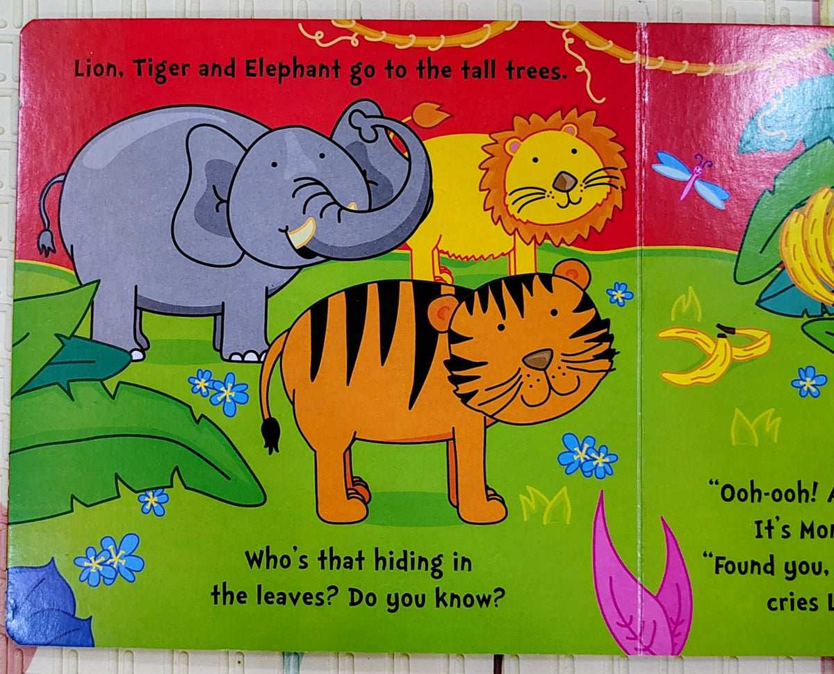 Hide-and-Seek In the Jungle | Animal Friends | Board Book
