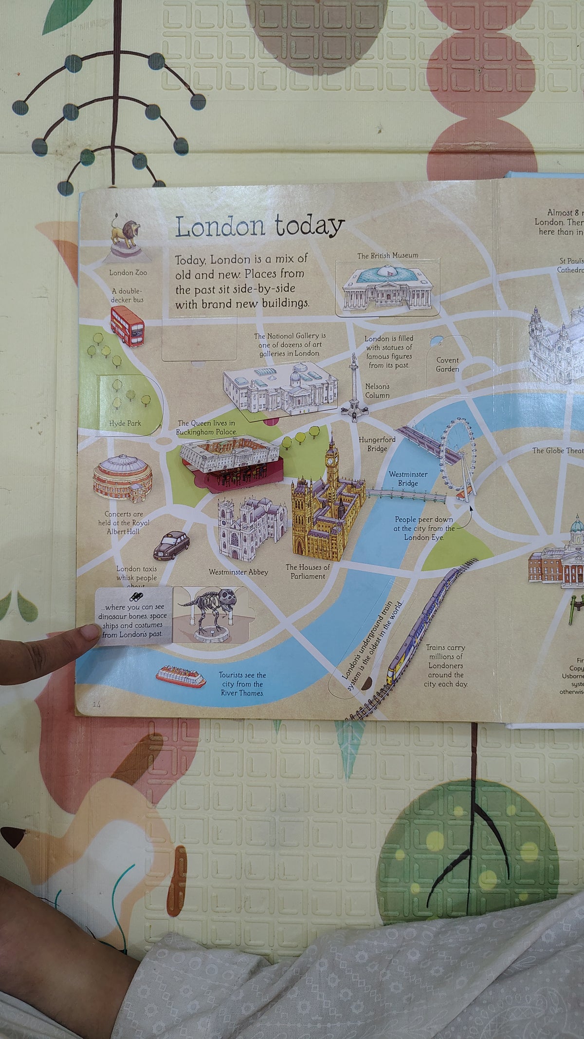 See Inside London by Rob Lloyd Jones and Barry Ablett | Usborne Lift the Flap