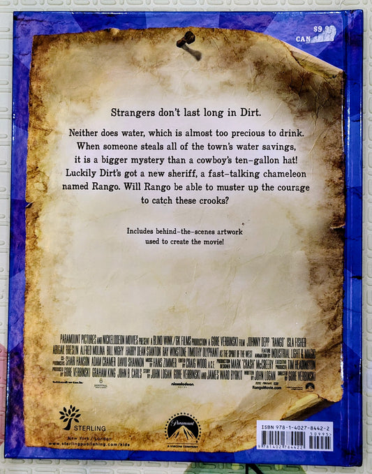 Rango: The Movie Storybook by Sterling