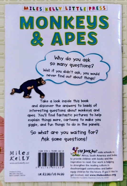 Monkeys & Apes | Miles Kelly Q&A | Non-Fiction