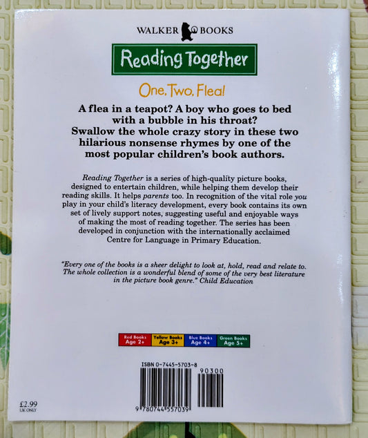 One, Two, Flea! by Allan Ahlberg | Walker Books Reading Together