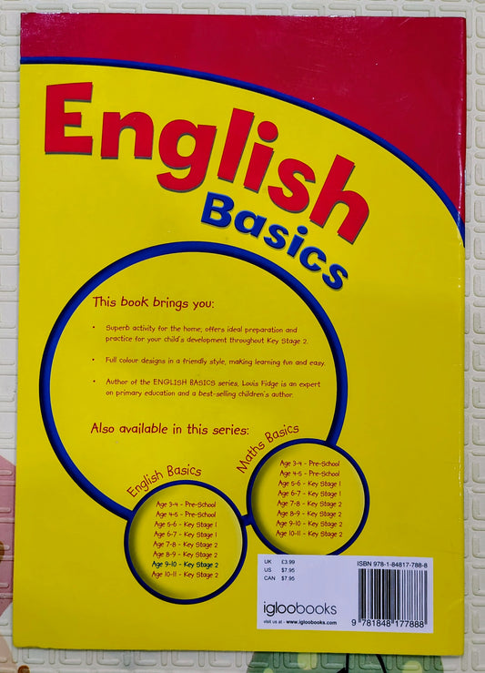 English Basics Age 9-10 by Leap Ahead | Igloo Books