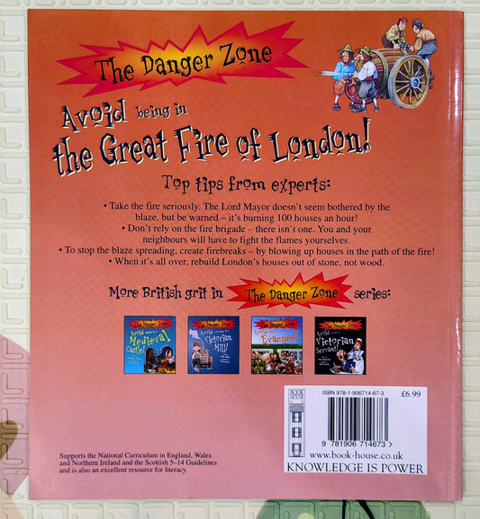 Avoid Being in the Great Fire of London! by Jim Pipe | Historical Non-Fiction