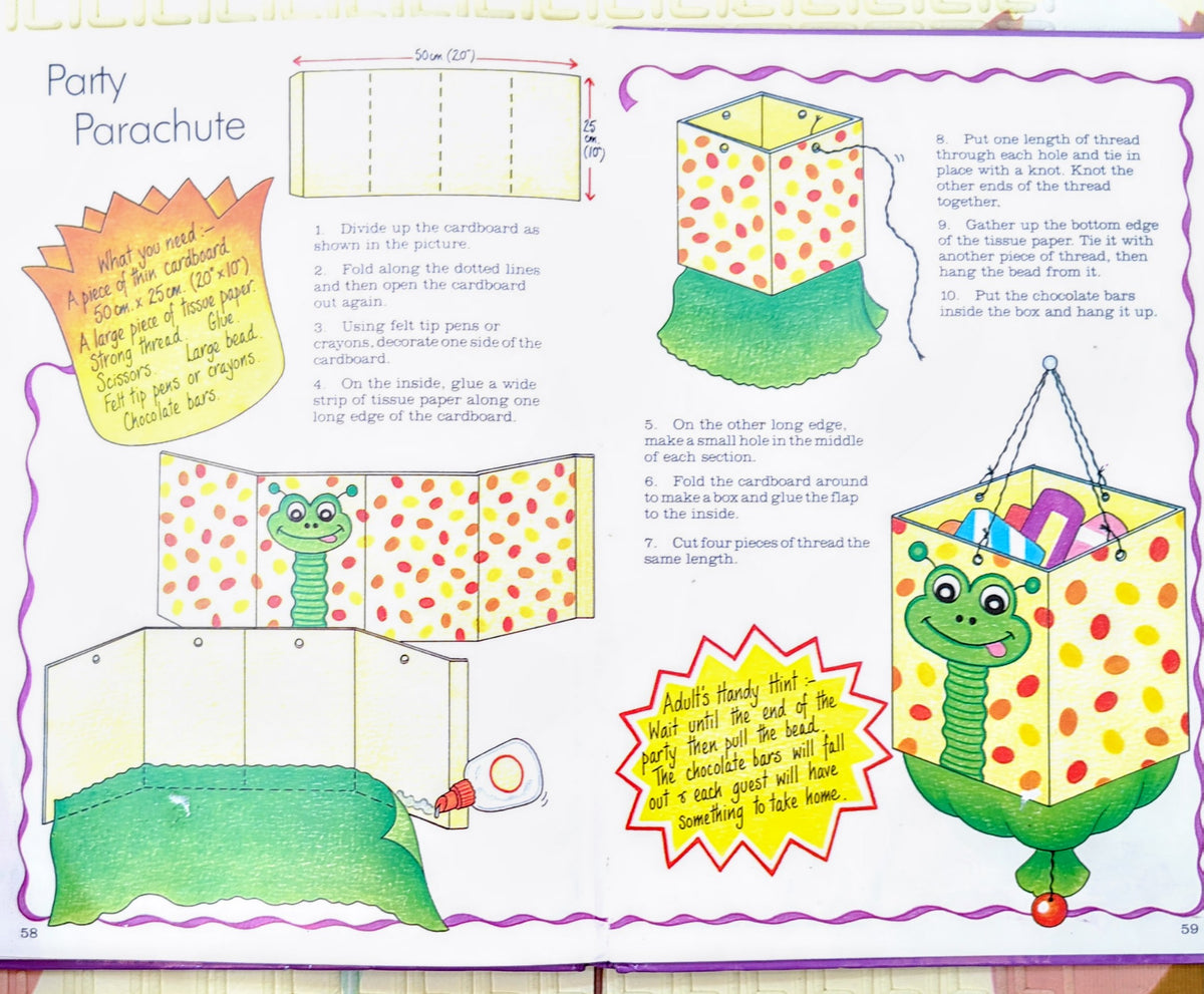 Crafty Ideas for Parties by Myrna Daitz | Activity Books