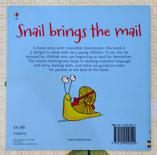 Snail Brings the Mail by Russell Punter | Usborne Phonics Readers