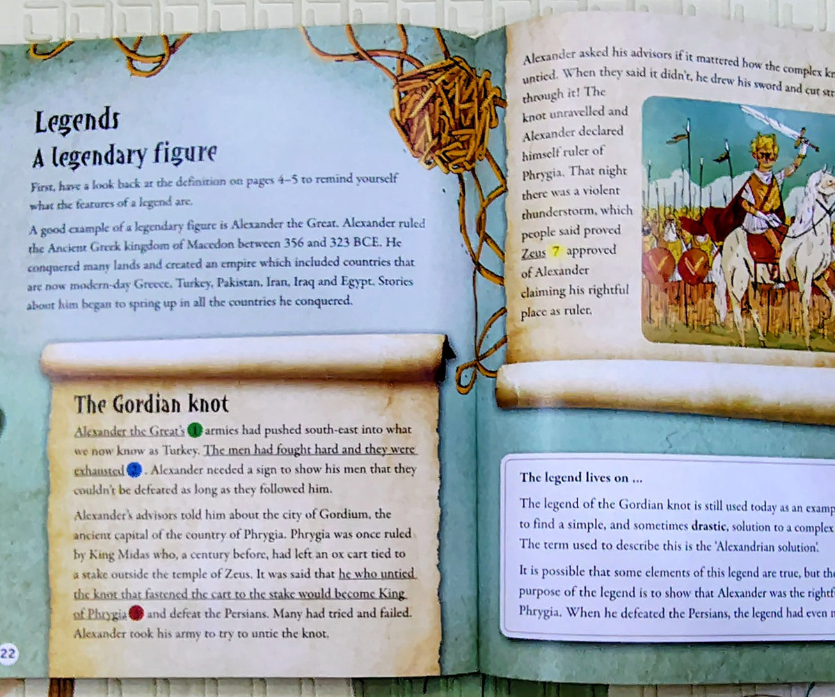 Myths and Legends Kit by Jon Mayhew | Oxford Treetops Level 17 | Educational
