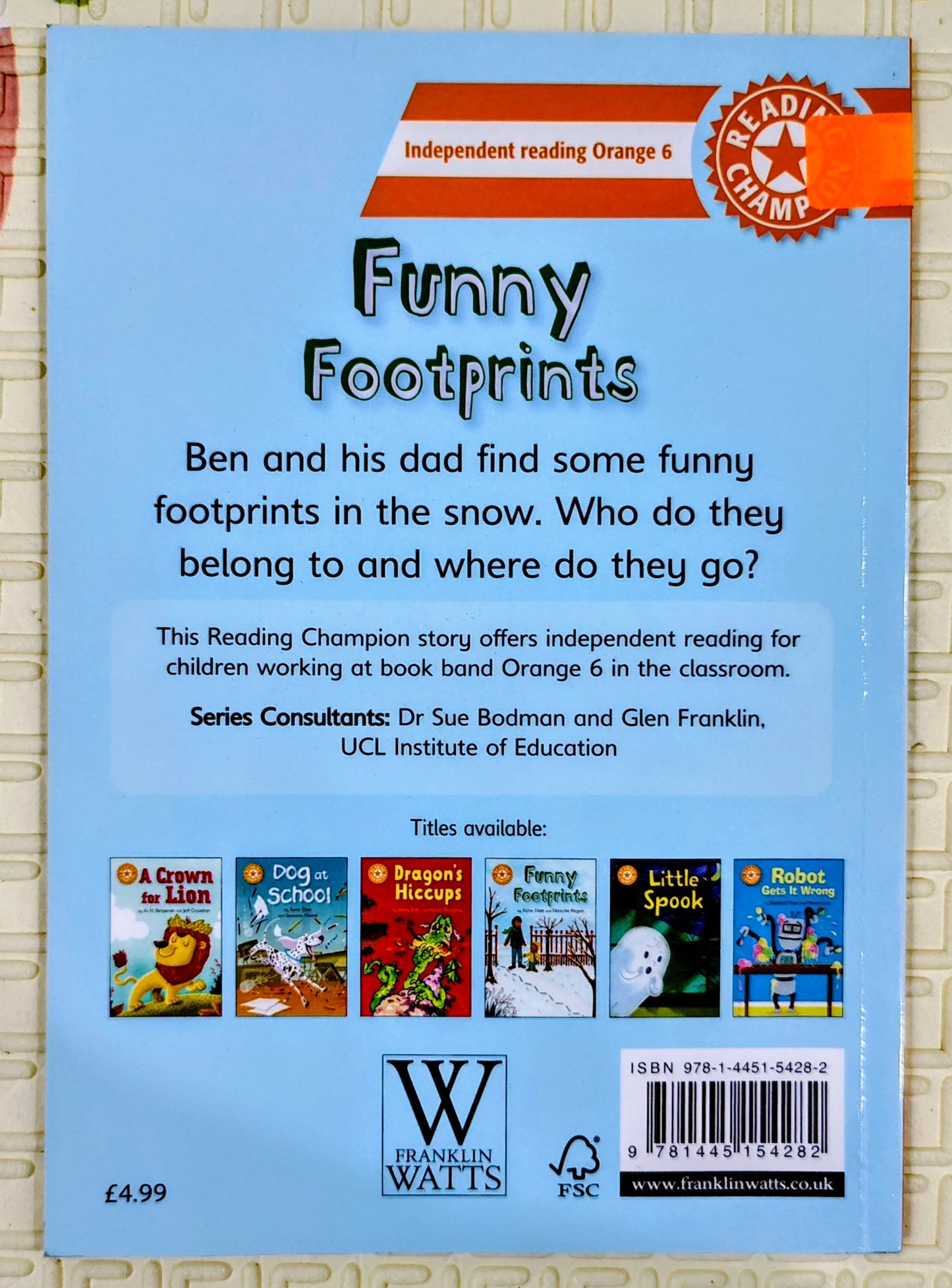 Funny Footprints – Reading Champion Level 5