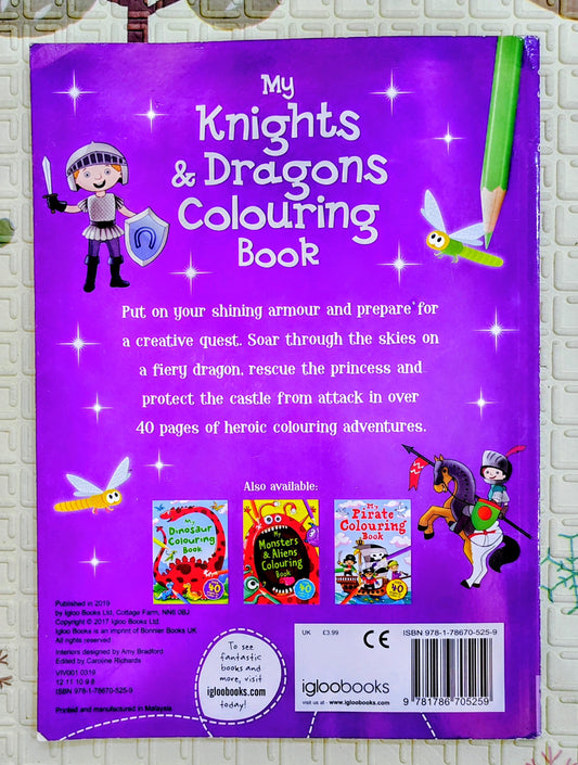 My Knights & Dragons Colouring Book